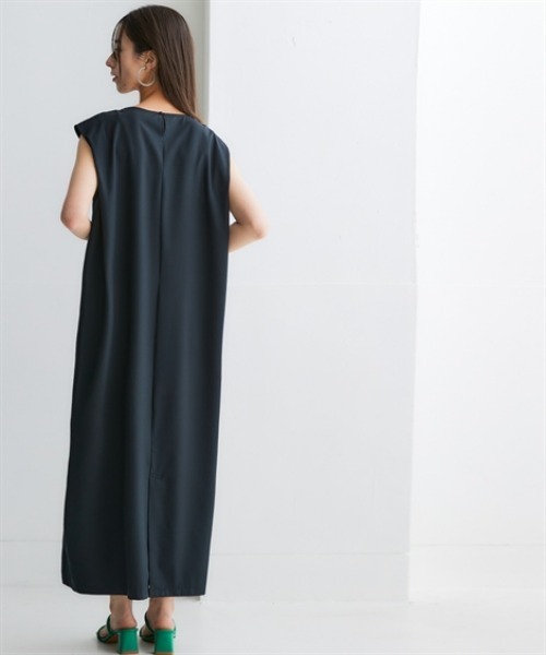 nissen（ニッセン）の「二の腕華奢見えカバータックワンピース（防しわ・ストレッチ）＜大きいサイズ有＞（ワンピース・レディース・ブラック/ブルー/オレンジ・S/M/L/LL/3L）」の17枚目の写真