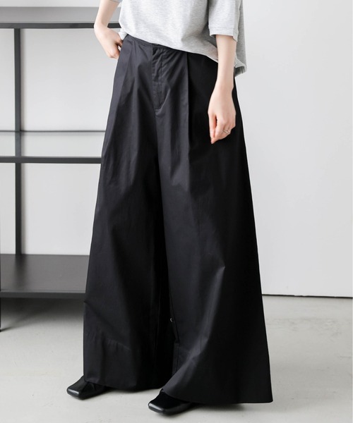 La-gemme(ラジェム)の「タックワイドパンツ(その他パンツ・レディース・ホワイト/イエロー系その他/ブラック・M/L)」の20枚目の写真