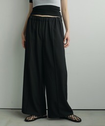 anukeアンヌーク Tuck Wide Pants 36 BK ànuke online store（アンヌーク） / Heather Tuck PantsHeather