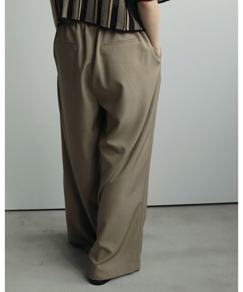 anuke（アンヌーク）の「Pintuck Wide Pants（その他パンツ・レディース・ブラック/ブラウン/ベージュ・36inch/38inch）」の11枚目の写真