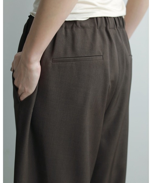 anuke（アンヌーク）の「Pintuck Wide Pants（その他パンツ・レディース・ブラック/ブラウン/ベージュ・36inch/38inch）」の15枚目の写真