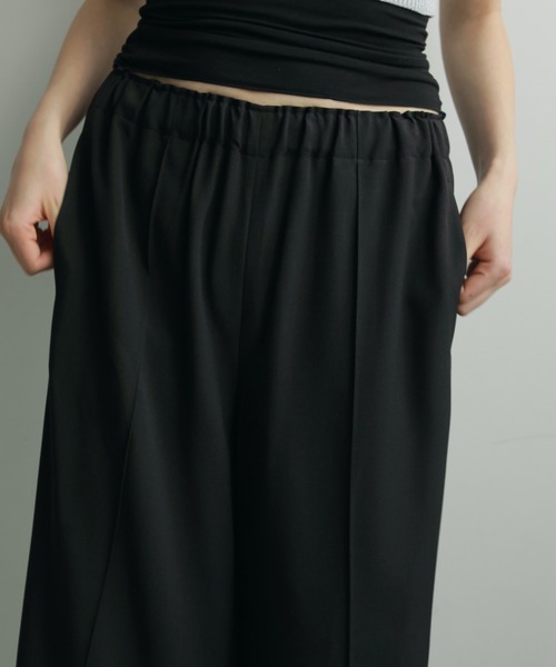 anuke（アンヌーク）の「Pintuck Wide Pants（その他パンツ・レディース・ブラック/ブラウン/ベージュ・36inch/38inch）」の18枚目の写真