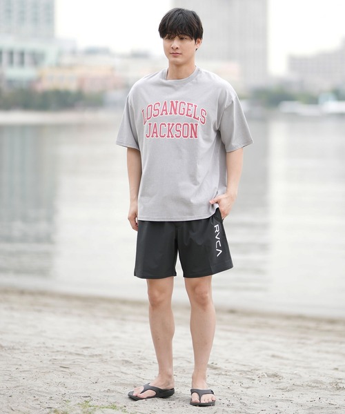 ムラサキスポーツ（ムラサキスポーツ）の「【ムラサキスポーツ限定】DEAR LAUREL × JACSON MATISSE LA JACSON Tシャツ DL25S-JM02（Tシャツ/カットソー・メンズ・ブラウン/パープル/オフホワイト/チャコールグレー・M/L/XL）」の14枚目の写真