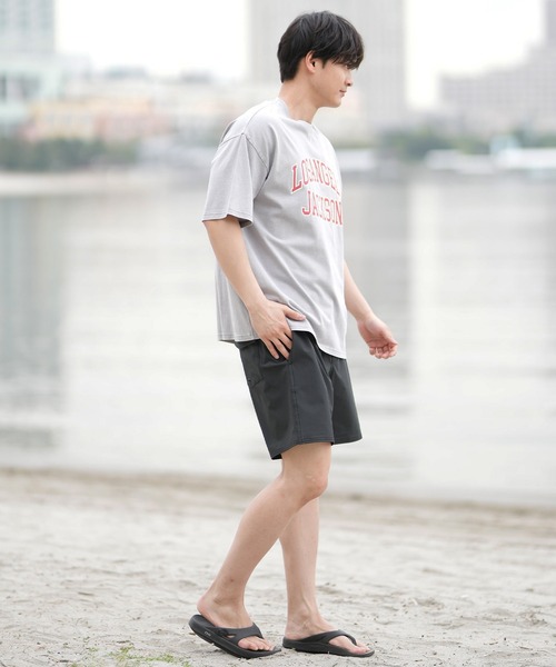 ムラサキスポーツ（ムラサキスポーツ）の「【ムラサキスポーツ限定】DEAR LAUREL × JACSON MATISSE LA JACSON Tシャツ DL25S-JM02（Tシャツ/カットソー・メンズ・ブラウン/パープル/オフホワイト/チャコールグレー・M/L/XL）」の16枚目の写真