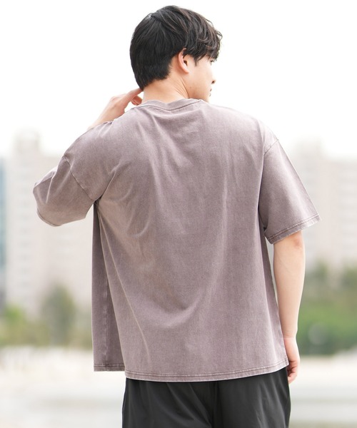 ムラサキスポーツ（ムラサキスポーツ）の「【ムラサキスポーツ限定】DEAR LAUREL × JACSON MATISSE LA JACSON Tシャツ DL25S-JM02（Tシャツ/カットソー・メンズ・ブラウン/パープル/オフホワイト/チャコールグレー・M/L/XL）」の19枚目の写真