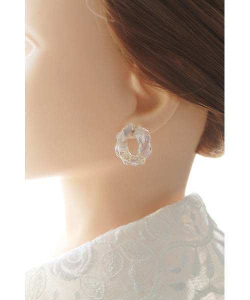 tone(トーン)の「【ime】淡水パール入チェーン2wayピアス(MA)(ピアス(両耳用)・レディース・ブルー/ピンク・FREE)」の18枚目の写真