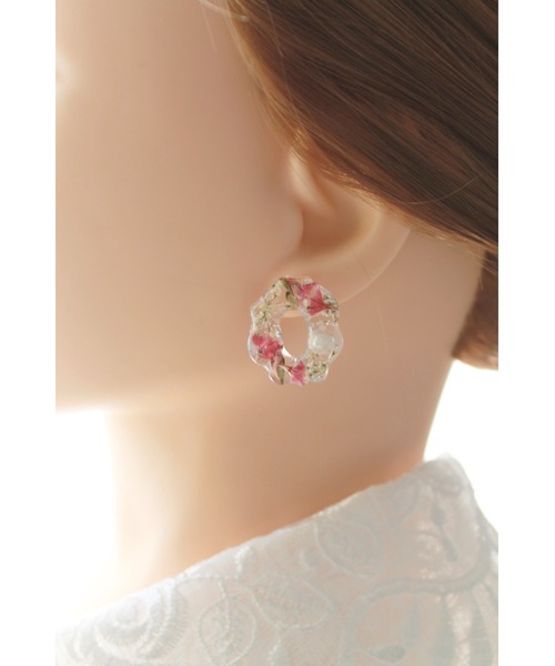 tone(トーン)の「【ime】淡水パール入チェーン2wayピアス(MA)(ピアス(両耳用)・レディース・ブルー/ピンク・FREE)」の17枚目の写真