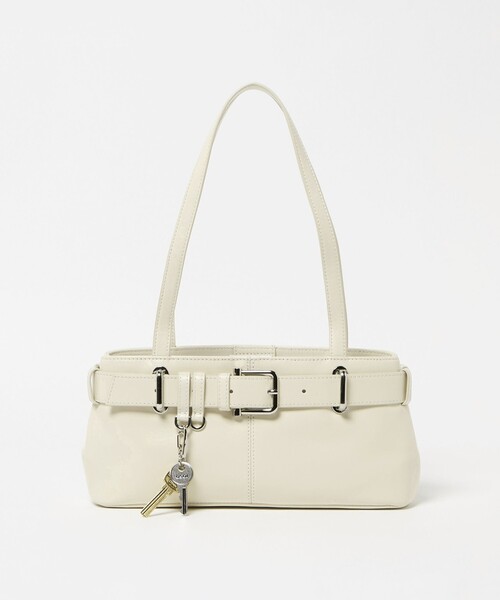 OSOI(オソイ)の「<OSOI>SHOULDER BROCLEMINI バッグ(ショルダーバッグ・レディース・ブラック/ダークブラウン/オフホワイト・FREE)」の2枚目の写真