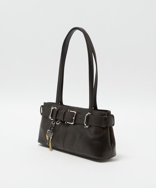 OSOI（オソイ）の「＜OSOI＞SHOULDER BROCLEMINI バッグ（ショルダーバッグ・レディース・ブラック/ダークブラウン・FREE）」の22枚目の写真