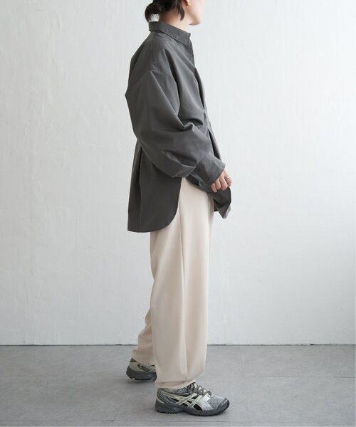 VENCEEXCHANGE(ヴァンスエクスチェンジ)の「ブロードウエストタックシャツ(シャツ/ブラウス・レディース・チャコール/オフホワイト/イエロー/ブルー/ピンク・FREE)」の21枚目の写真