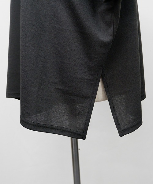 CLOTHY(クロシィ)の「【風通しバツグン!ゆったりオーバーシルエット】フクレBIGTシャツ(Tシャツ/カットソー・レディース・ブラウン/チャコールグレー/ブラック/ホワイト・FREE)」の9枚目の写真