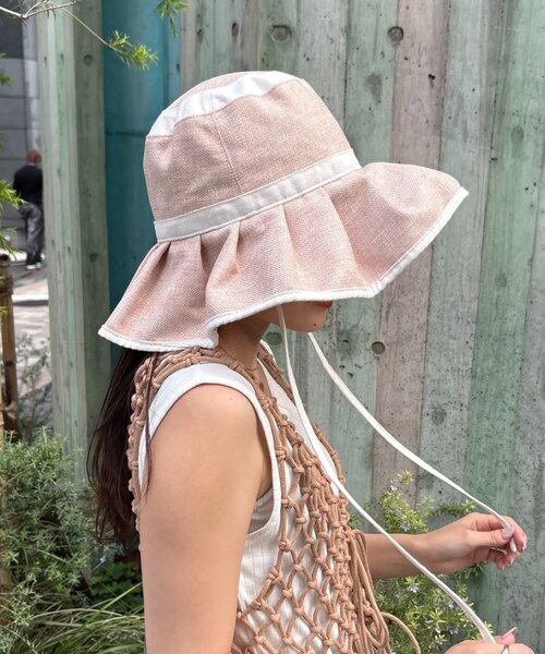 CIAOPANICTYPY『【UV】たためるジュートフリルHAT』