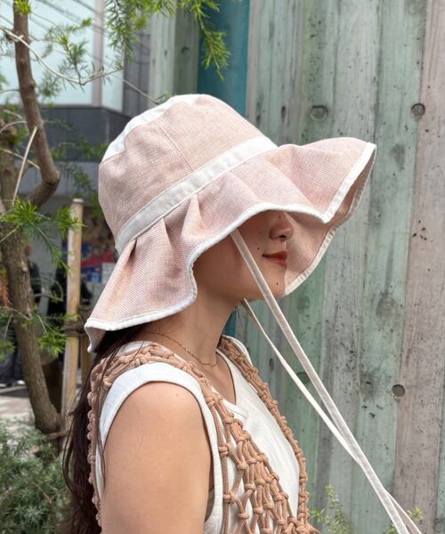 CIAOPANICTYPY『【UV】たためるジュートフリルHAT』
