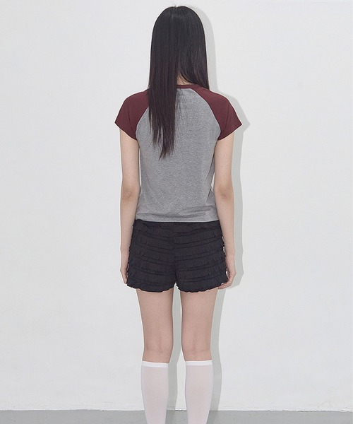 FANCY CLUB（ファンシークラブ）の「FANCY CLUB/ファンシークラブ I LOVE FY TEE Tシャツ（Tシャツ/カットソー・レディース・グレー/ホワイト・ONE SIZE）」の9枚目の写真