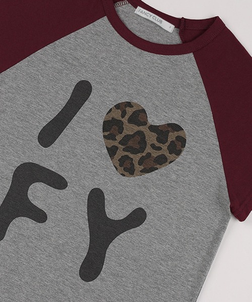 FANCY CLUB（ファンシークラブ）の「FANCY CLUB/ファンシークラブ I LOVE FY TEE Tシャツ（Tシャツ/カットソー・レディース・グレー/ホワイト・ONE SIZE）」の11枚目の写真