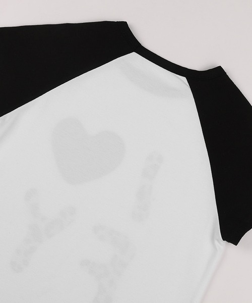 FANCY CLUB（ファンシークラブ）の「FANCY CLUB/ファンシークラブ I LOVE FY TEE Tシャツ（Tシャツ/カットソー・レディース・グレー/ホワイト・ONE SIZE）」の14枚目の写真