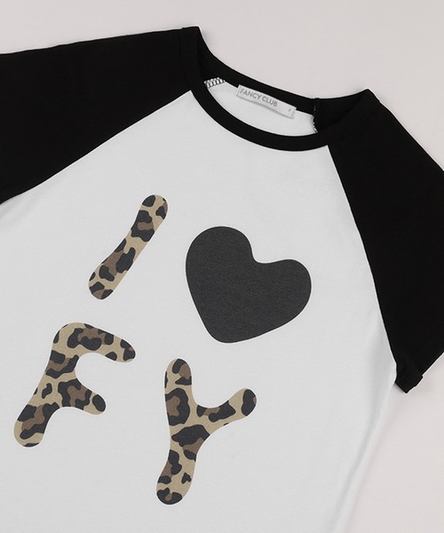 FANCY CLUB（ファンシークラブ）の「FANCY CLUB/ファンシークラブ I LOVE FY TEE Tシャツ（Tシャツ/カットソー・レディース・グレー/ホワイト・ONE SIZE）」の10枚目の写真