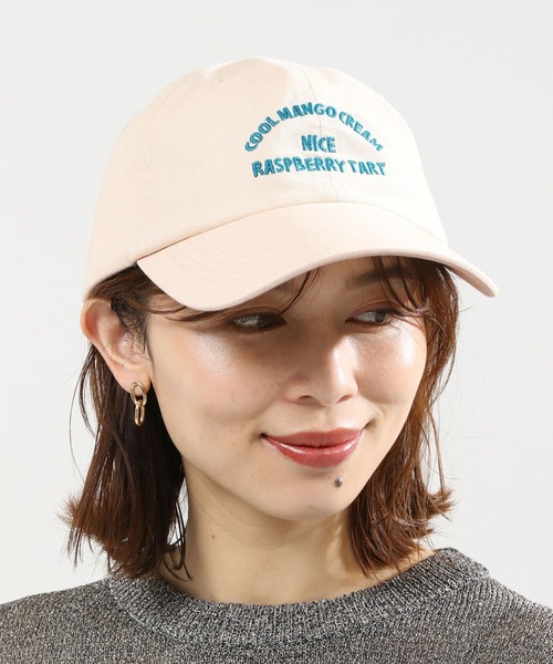 studio CLIP（スタディオクリップ）の「【抗菌防臭】サマーPOPロゴキャップ（キャップ・レディース・ベージュ/ネイビー/グリーン/オフホワイト・FREE）」の5枚目の写真