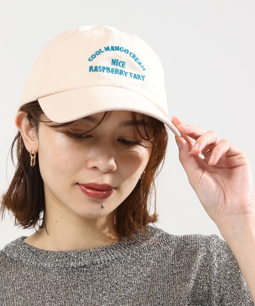 studio CLIP（スタディオクリップ）の「【抗菌防臭】サマーPOPロゴキャップ（キャップ・レディース・ベージュ/ネイビー/グリーン/オフホワイト・FREE）」の6枚目の写真