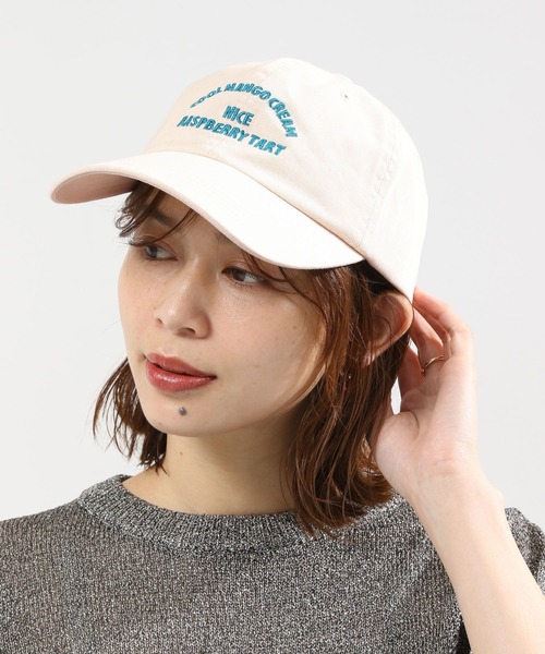 studio CLIP（スタディオクリップ）の「【抗菌防臭】サマーPOPロゴキャップ（キャップ・レディース・ベージュ/ネイビー/グリーン/オフホワイト・FREE）」の7枚目の写真