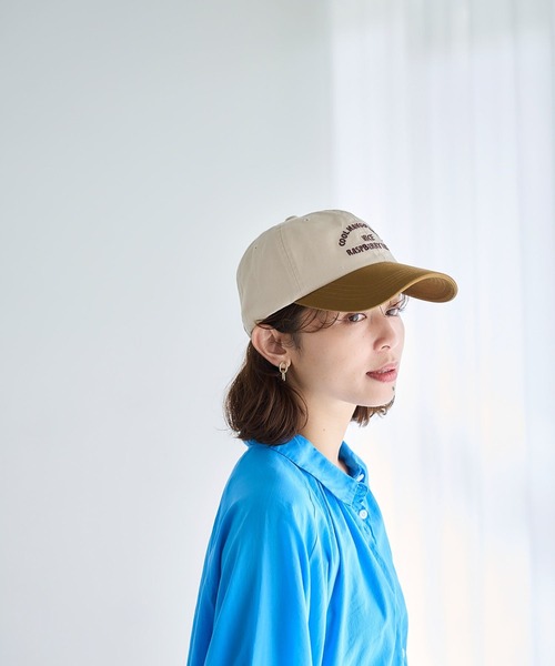 studio CLIP（スタディオクリップ）の「【抗菌防臭】サマーPOPロゴキャップ（キャップ・レディース・ベージュ/ネイビー/グリーン/オフホワイト・FREE）」の14枚目の写真