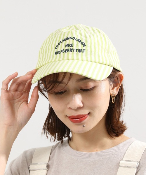 studio CLIP（スタディオクリップ）の「【抗菌防臭】サマーPOPロゴキャップ（キャップ・レディース・ベージュ/ネイビー/グリーン/オフホワイト・FREE）」の17枚目の写真