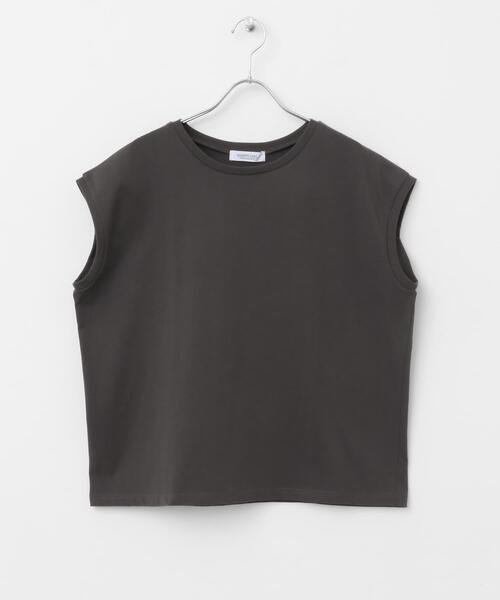 URBAN RESEARCH Sonny Label（アーバンリサーチサニーレーベル）の「『UR TECH ひやサラクール』フレンチスリーブTシャツ（Tシャツ/カットソー・レディース・オフホワイト/チャコールグレー/ピンク/グレー系その他・FREE）」の21枚目の写真