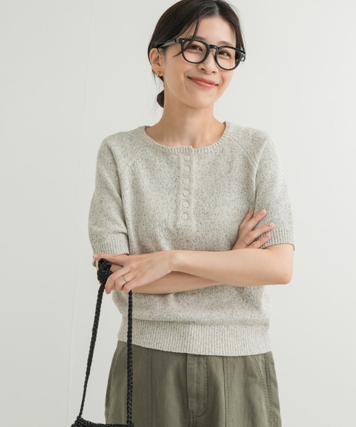 RRL半袖ニット Heather｜レイヤード風半袖ニット | Rakuten Fashion(楽天