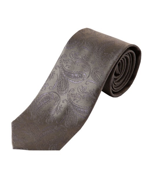 TOKYO SHIRTS（トウキョウシャツ）の「ふじやま織 絹100% 日本製 ベーシックネクタイ（ネクタイ・メンズ・ブルー系3/ネイビー系5/ネイビー系4/ネイビー系3/ワイン系2/グリーン系1/ベージュ系1/チャコールグレー/シルバー系2/ネイビー系2/ブルー系2/ワイン系3/ブラウン系2/ネイビー系6/ダークグリーン系3/ダークグリーン系2/ダークグリーン系1/ゴールド/シルバー系1/ブルー系1/サックスブルー系2/サックスブルー系1/パープル/ラベンダー/ピンク/グリーン系2/ワイン系1/ライトグリーン/ベージュ系2/ネイビー系1・FREE）」の2枚目の写真