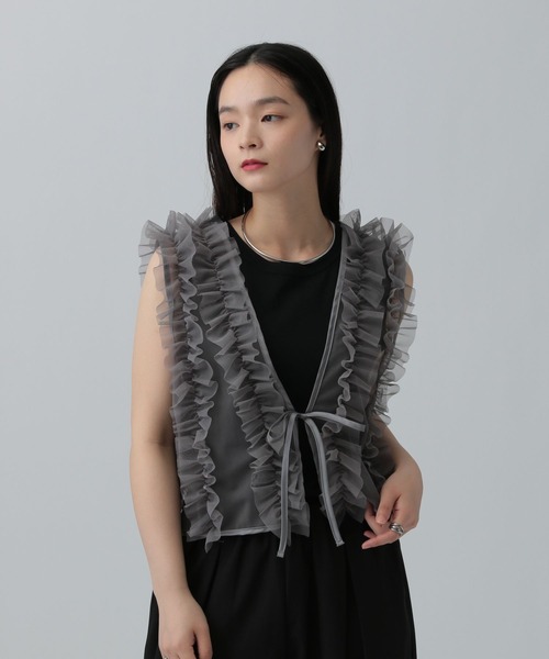 楽天市場】【SALE／50%OFF】ギャザーZIPベスト LEPSIM