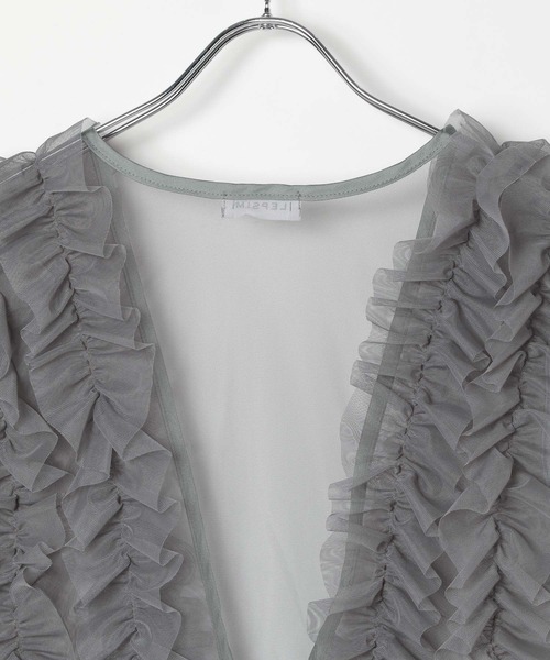 【レプシィム】チュールベスト＆サイドフリルパンツ 楽天市場】【SALE／40%OFF】シアーチュールフリルベスト LEPSIM