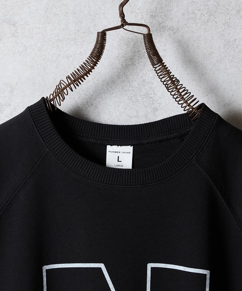N-LOGO PRINTED S/S SWEATSHIRT / エヌ ロゴ プリント 半袖