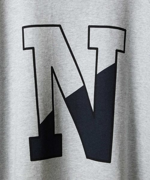 NUMBER (N)INE（ナンバーナイン）の「N-LOGO PRINTED S/S SWEATSHIRT / エヌ ロゴ プリント 半袖 クルーネック スウェット（スウェット・メンズ・ブラック/トップグレー・4/2/3）」の10枚目の写真