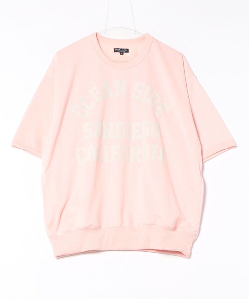 ムラサキスポーツ(ムラサキスポーツ)の「【ムラサキスポーツ限定】DEAR LAUREL/ディアローレル 半袖Tシャツ スウェット D25F-2101(Tシャツ/カットソー・メンズ・ピンク/ブラック/ネイビー・L/M)」の5枚目の写真