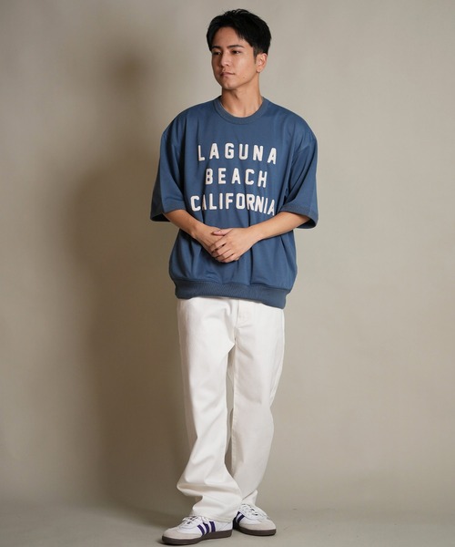 ムラサキスポーツ(ムラサキスポーツ)の「【ムラサキスポーツ限定】DEAR LAUREL/ディアローレル 半袖Tシャツ スウェット D25F-2101(Tシャツ/カットソー・メンズ・ピンク/ブラック/ネイビー・L/M)」の17枚目の写真