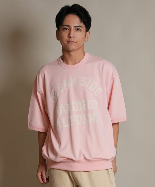 ムラサキスポーツ(ムラサキスポーツ)の「【ムラサキスポーツ限定】DEAR LAUREL/ディアローレル 半袖Tシャツ スウェット D25F-2101(Tシャツ/カットソー・メンズ・ピンク/ブラック/ネイビー・L/M)」の13枚目の写真