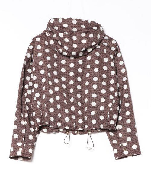 MICHAEL KORS(マイケルコース)の「ポルカドット フーディー(その他アウター・レディース・ブラウン系・XL/L/M/S/XS)」の2枚目の写真