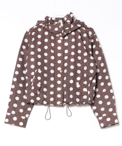 MICHAEL KORS(マイケルコース)の「ポルカドット フーディー(その他アウター・レディース・ブラウン系・XL/L/M/S/XS)」の5枚目の写真