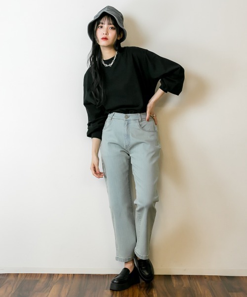 rokkan パンツ セミフレア ROKKAN O.C.EXTRA.WOMEN_Patterned