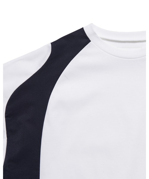 SOPHNET.(ソフネット)の「SUPIMA COTTON WIDE FOOTBALL TEE(Tシャツ/カットソー・メンズ・ホワイト/ブラック・1/2/3/4/5)」の5枚目の写真