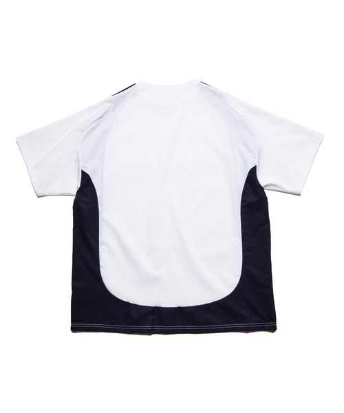 SOPHNET.(ソフネット)の「SUPIMA COTTON WIDE FOOTBALL TEE(Tシャツ/カットソー・メンズ・ホワイト/ブラック・1/2/3/4/5)」の4枚目の写真