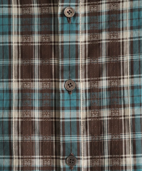 NOMBRE IMPAIR（ノンブルアンペール）の「ドビーダークチェック　裾ドロストシャツ（シャツ/ブラウス・レディース・ブラック/ブルー・FREE）」の18枚目の写真