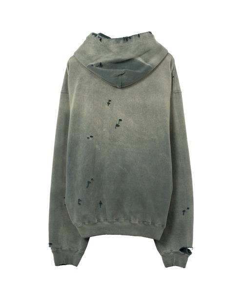ミハラヤスヒロ　SUNFADED RESIZE HOODIE MIHARA YASUHIRO(ミハラ ヤスヒロ) SUN FADED HOODIE / BLACK | Detail