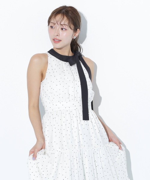 JILLbyJILLSTUART ホルターネックティアードワンピース タグ付 ホルターネックティアードワンピース｜ジルバイジルスチュアート