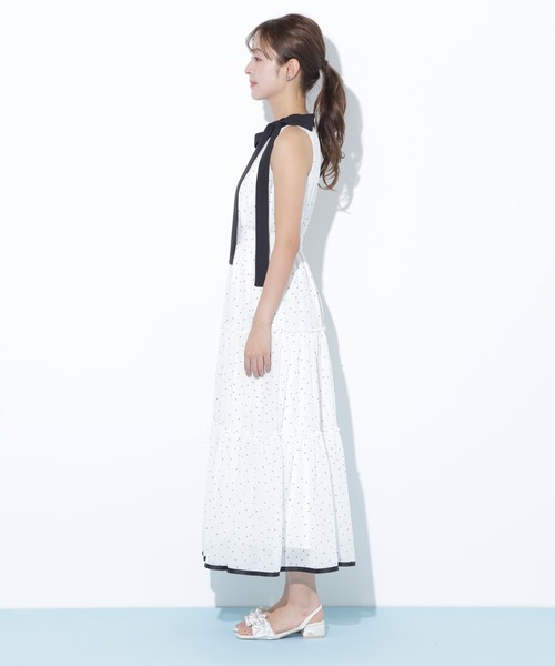 JILL by JILL STUART（ジルバイジルスチュアート）の「◇ホルターネックティアードワンピース（ワンピース・レディース・ホワイト系その他/ベージュ/ブルー・FREE）」の17枚目の写真