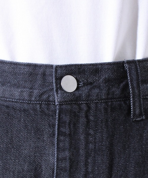 GLOSTER(グロスター)の「【WEB限定】パネル切替バレルデニム(デニムパンツ・メンズ・ブラック/インディゴブルー・マルチサイズ)」の8枚目の写真