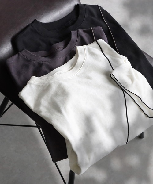 セール】メロウステッチトップス（Tシャツ/カットソー）｜antiqua