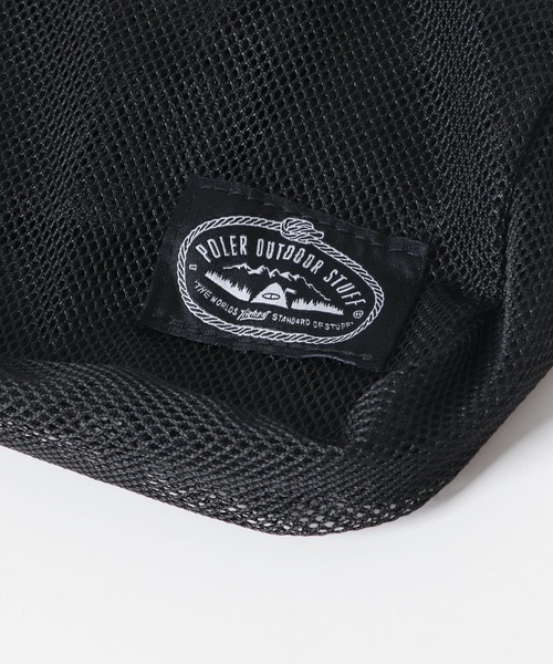 POLeR（ポーラー）の「POLeR　MESH STUFF SHOULDER（ショルダーバッグ・メンズ・ブラック/ブルー系その他・ONE）」の5枚目の写真