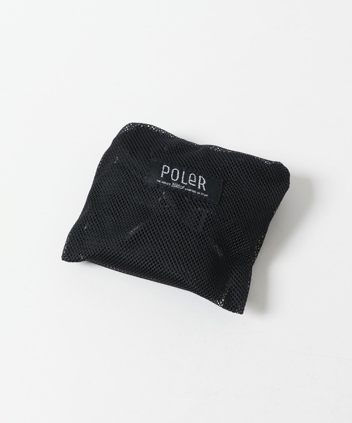 POLeR（ポーラー）の「POLeR　MESH STUFF SHOULDER（ショルダーバッグ・メンズ・ブラック/ブルー系その他・ONE）」の4枚目の写真