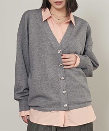 miette | 変形ボタンVネックカーディガン(カーディガン/ボレロ)